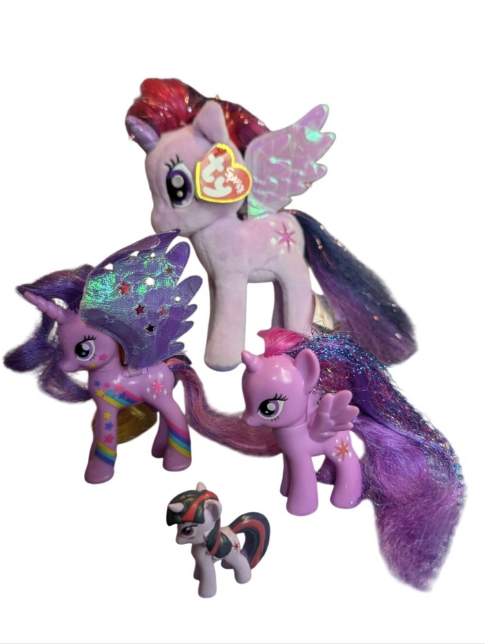 My Little Pony MLP Twilight Sparkle TY Sparkle Plush, Brushable & Blind Box